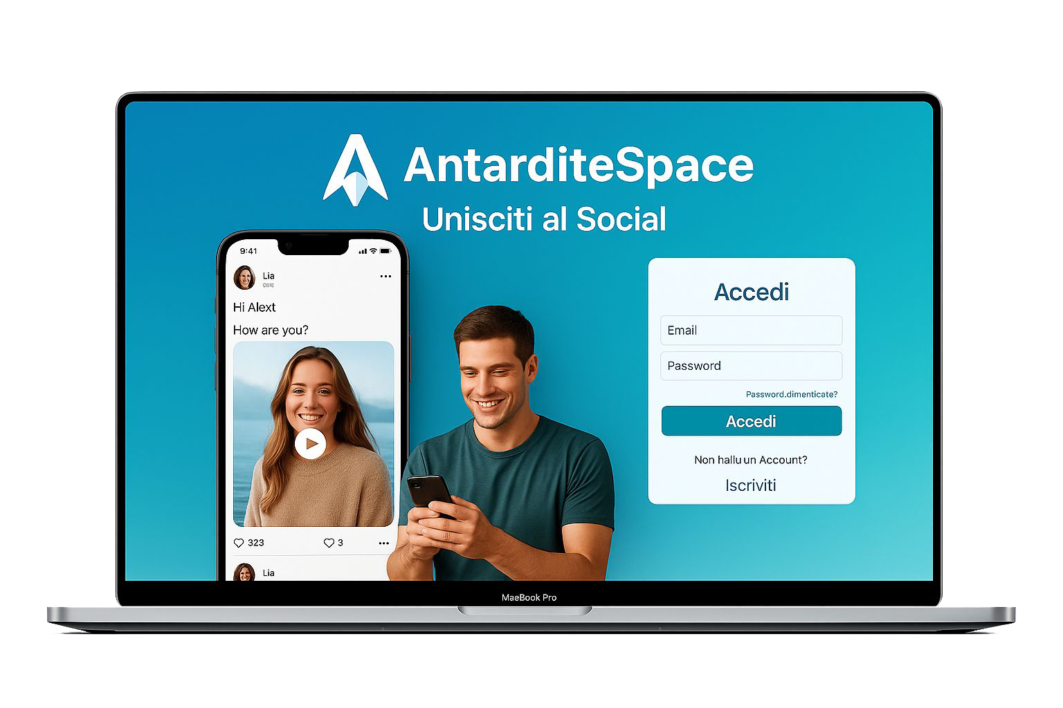 Preview app AntarditeSpace